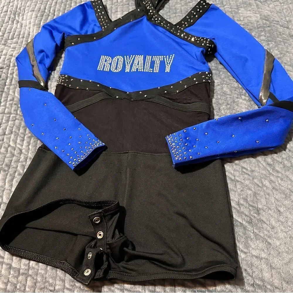 Stage Wear Ballet Dance Gymnastics Girls Long Sleeve Leotard & Shorts At…